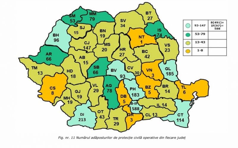 Harta adăposturilor de protecție civilă în caz de război. Câte sunt în Cluj