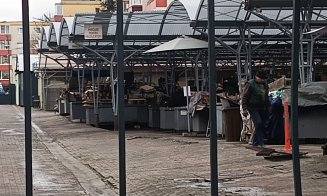 Piața Ioan Meșter din Mănăștur a fost închisă temporar