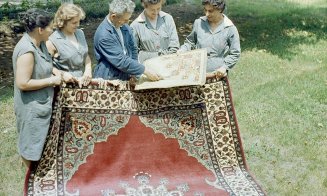Angajați ai fabricii de covoare din Gherla, 1963