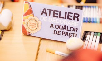Copiii sunt așteptați la Iulius Mall, unde au loc ateliere gratuite de încondeiat ouă în stil tradițional