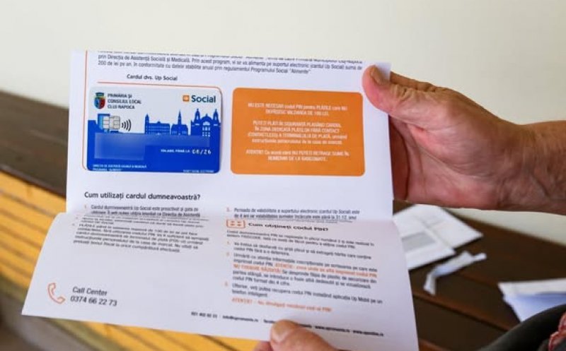 Cluj-Napoca: 4.326 de clujeni primesc 225 de lei pe card prin Programul anual Alimente