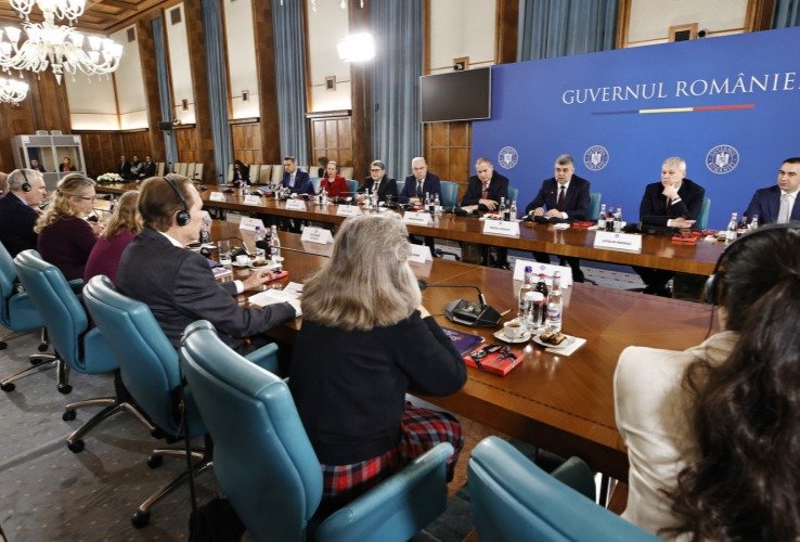 Premierul Ciolacu s-a întâlnit cu Delegația Congresului SUA. Mesaje de susținere pentru aderarea României la Programul Visa Waiver