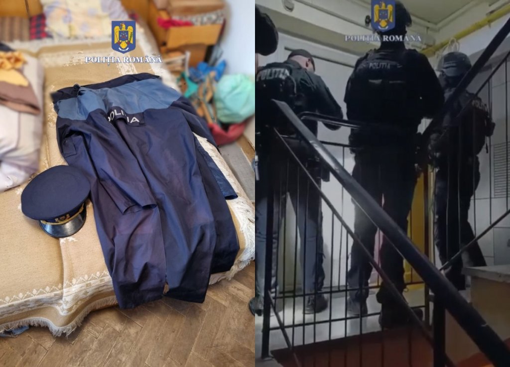 Un bărbat din Cluj s-a îmbrăcat în polițist și a jefuit un trecător. Prejudiciu de peste 22.000 de lei