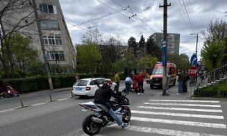 Accident grav în Cluj-Napoca: Bărbat de 65 de ani, preluat în stare critică de SMURD
