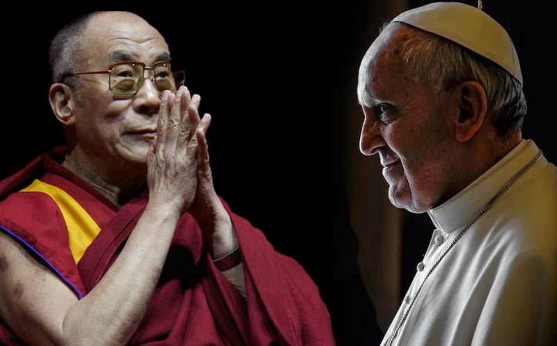 Ce mesaj a transmis Dalai Lama când a aflat că Papa Francisc a murit