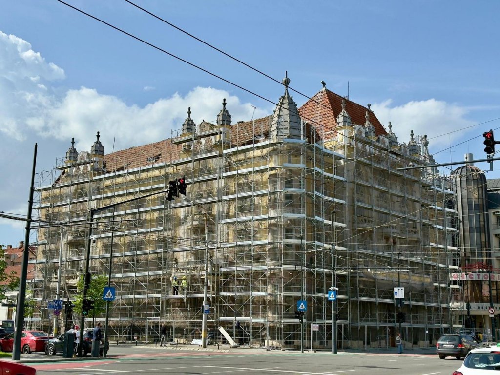Cum merg lucrările de renovare a sediului Prefecturii Cluj