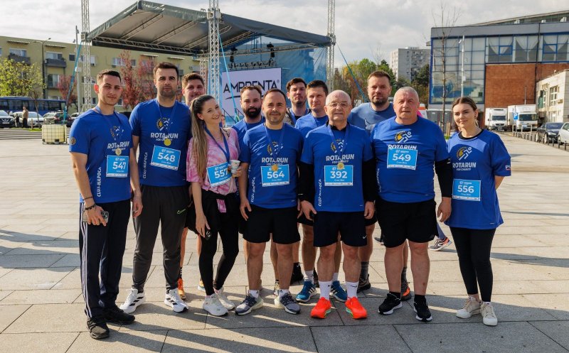 Emil Boc a alergat, sâmbătă, la crosul caritabil RotaRUN for Charity. „Clujul continuă să alerge pentru Bine!"