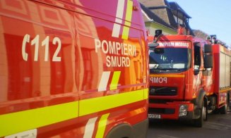 Incendiu în Cluj-Napoca: Un garaj a luat foc. Pompierii au intervenit de urgență