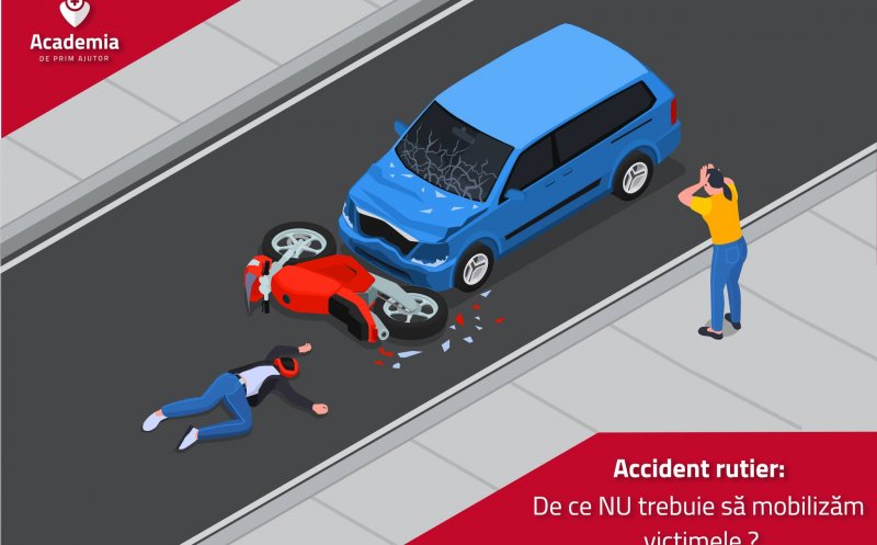 Suntem martori la un accident rutier și există victime rănite. Ce facem?