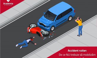 Suntem martori la un accident rutier și există victime rănite. Ce facem?