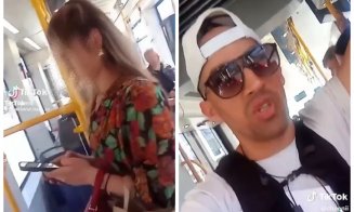 Scenă revoltătoare într-un tramvai din Cluj: Tânără hărțuită și insultată de un bărbat. "Mamă, ce bună ești! Să-mi bag p**a"