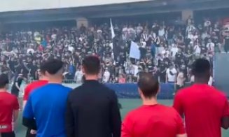 Galeria Universității Cluj, alături de jucători la antrenament înaintea derby-ului cu CFR
