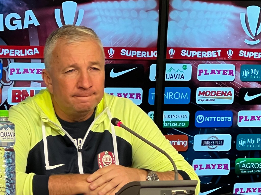 Antrenorul CFR-ului speră la o victorie în derby-ul Clujului cu „U”. Dan Petrescu: „Întâlnim cea mai în formă echipă din play-off” / „Sper ca jucătorii mei să dea totul”