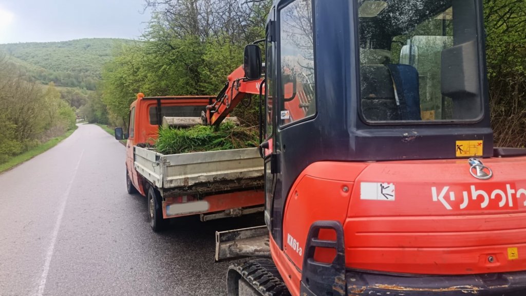 Au început reparațiile pe un nou drum județean din Cluj