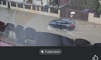 Clujul navigabil după ruperea de nori de luni seara