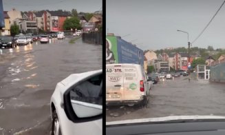 Clujul navigabil după ruperea de nori de luni