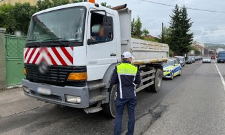 Amenzi pe bandă rulantă în Cluj: Peste 30.000 de lei aplicate în urma controalelor „TRUCK&BUS”