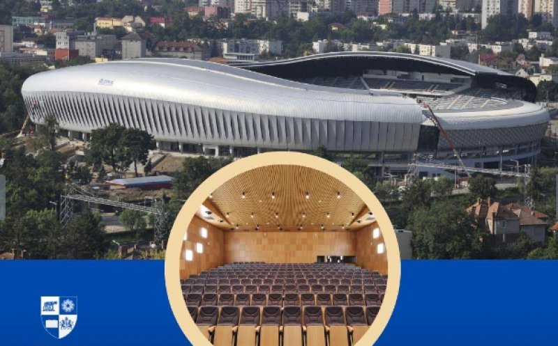 Laureat Nobel conferențiază la Cluj Arena. Tișe: „Nu este doar un spațiu destinat sportului, ci unul multifuncțional”