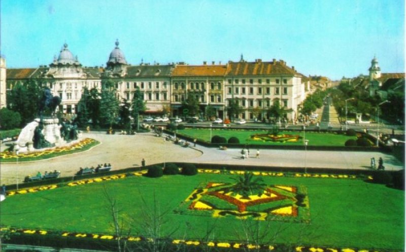 Clujul de altădată, „inundat” cu flori