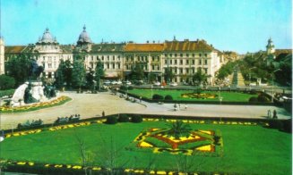 Clujul de altădată, „inundat” cu flori