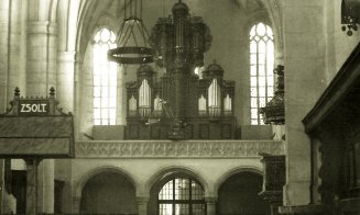 Orga din Biserica Reformată Centrală din Cluj-Napoca. Prima a fost instalată în 1765