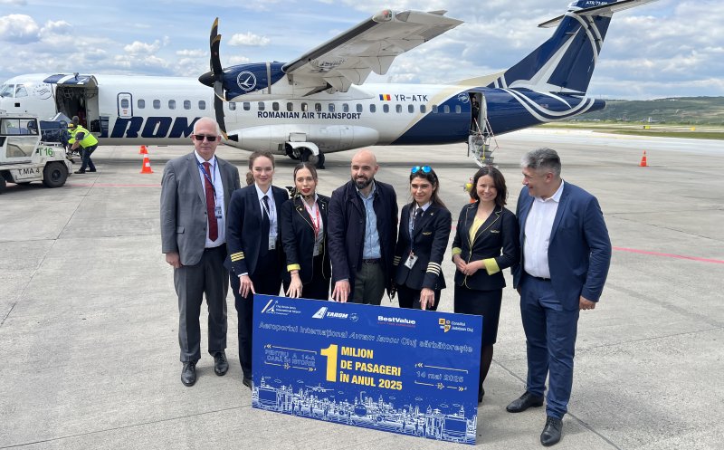 Cine zboară cel mai des pe ruta Cluj-București. Vezi profilul pasagerilor
