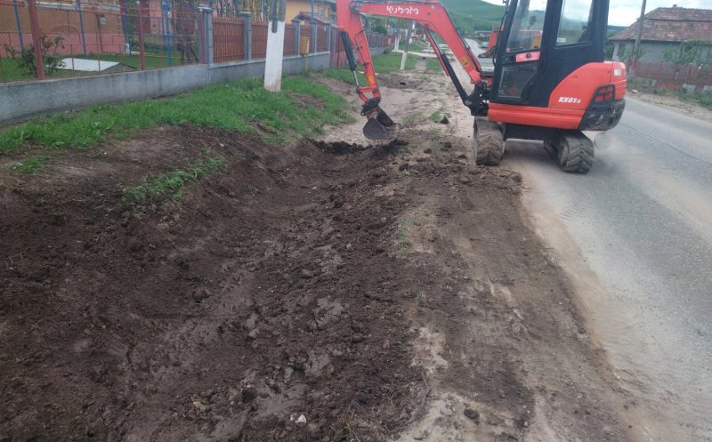 Un nou drum județean din Cluj a intrat în reparații. Ce lucrări se fac
