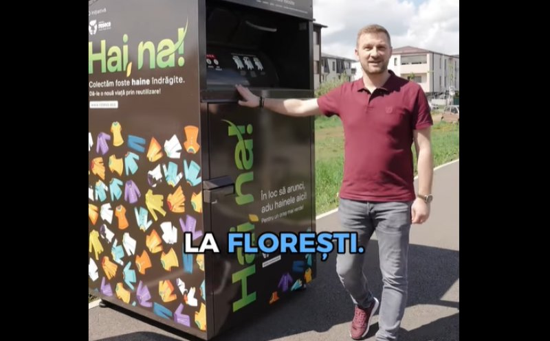 „Hai, na!” a ajuns și la Florești. Primarul: „Împreună, transformăm amintirile în speranțe și hainele în noi începuturi!”