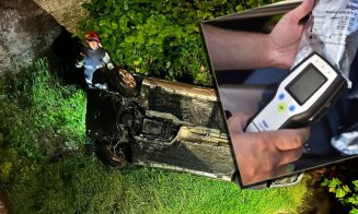 Şoferul care a căzut cu maşina de pe un pod în Dej, POZITIV la drugtest, NEGATIV la probele IML / 43 % din testele antidrog făcute în trafic ies FALS-POZITIVE
