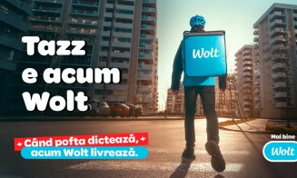 Clujenii pot comanda de acum pe Wolt