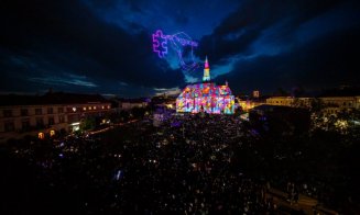 Cel mai mare spectacol de drone din istoria Clujului are loc sâmbătă seară