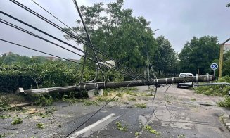 Peste 7.700 de consumatori au rămas fără curent electric în urma ploilor și vijeliilor din ultimele 24 de ore