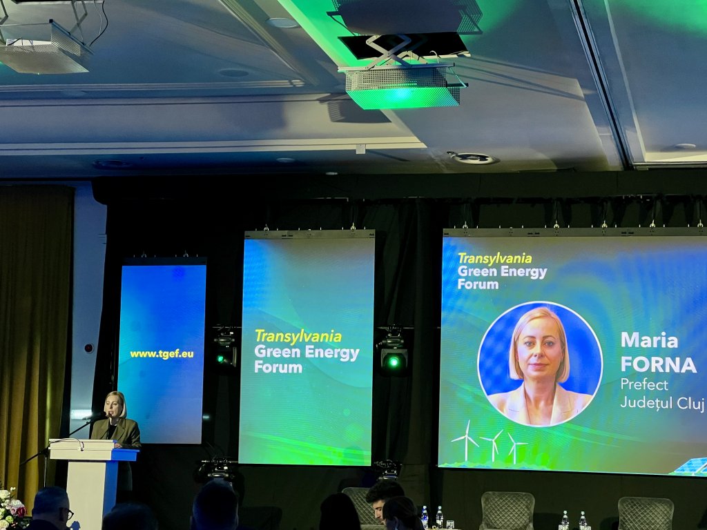 Prefectul județului la Transylvania Green Energy Forum. Maria Forna: „Clujul nu trebuie să rămână indiferent la provocările globale actuale”
