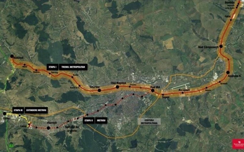 Licitația pentru Trenul Metropolitan Cluj, pe SEAP/ Până când se pot depune oferte