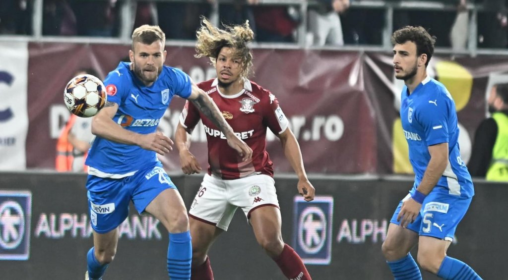 CFR Cluj se luptă cu CS U Craiova și Rapid pentru semnătura unui mijlocaș retrogradat recent
