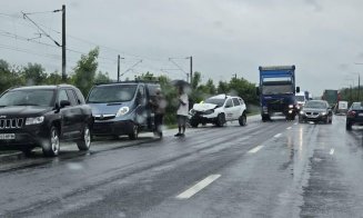 Cum s-a produs accidentul cu patru mașini din Dej