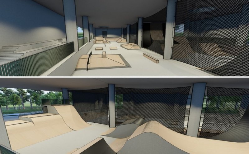 Se pregătește licitația pentru skatepark-ul acoperit din Cluj-Napoca