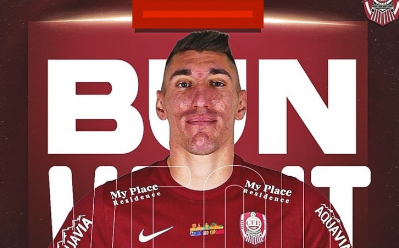 CFR Cluj se întărește în atac și îl transferă pe golgheterul campionatului din Macedonia de Nord