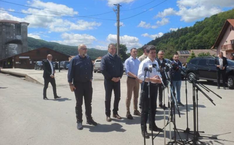 Președintele Nicușor Dan, la Praid dupa inundații: Situația putea fi prevenită. Vedem ce se poate salva și căutăm vinovații
