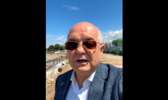 Întârzieri pe șantierul centurii metropolitane, Cluj-Florești. Boc, de pe șantier: ''La Cluj nu merge, ori vă faceți treaba ori avem probleme''