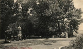 Intrarea la Parcul Central (Sétatér), cca 1910