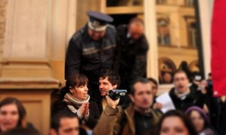 Imagini rare cu Nicușor Dan și Mirabela, la un protest din Cluj-Napoca, în urmă cu aproape 14 ani