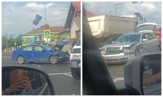 Două mașini implicate într-un accident grav la Florești. SMURD-ul a intervenit de urgență
