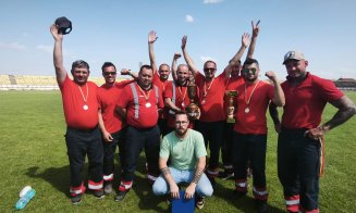 Pompierii Aeroportului Internațional Avram Iancu Cluj campioni la Concursul Profesional al Serviciilor Private pentru Situații de Urgență, Etapa Județ