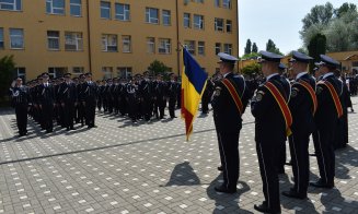 A 25-a promoție de elevi a Şcolii de Agenţi de Poliţie „Septimiu Mureşan” Cluj-Napoca a absolvit azi cursurile