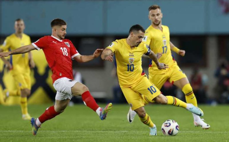 România, învinsă de Austria cu 2-1, în preliminariile CM 2026