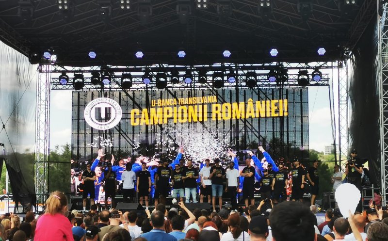 U-BT a prezentat titlul câștigat la Oradea, în fața fanilor de la Sports Festival 2025
