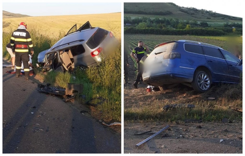 Cum s-a produs accidentul grav cu șase victime din Viișoara, Cluj. Intervenție de amploare