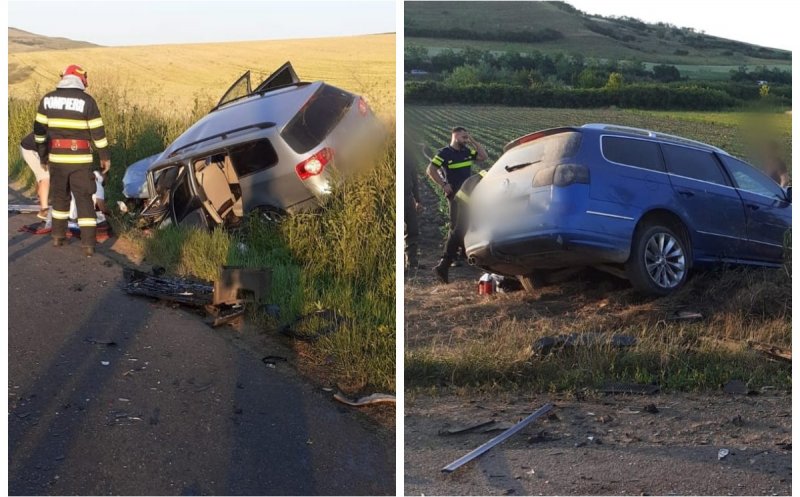 Cum s-a produs accidentul grav cu șase victime din Viișoara, Cluj. Intervenție de amploare