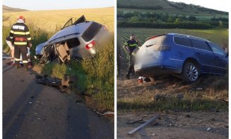 Cum s-a produs accidentul grav cu șase victime din Viișoara, Cluj. Intervenție de amploare